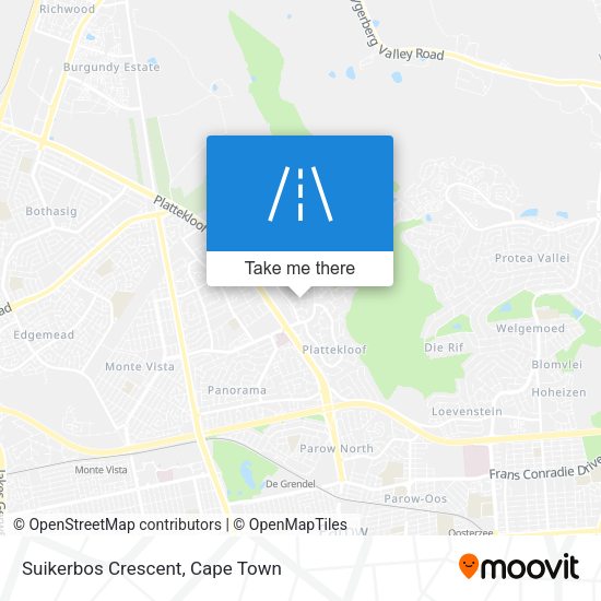 Suikerbos Crescent map