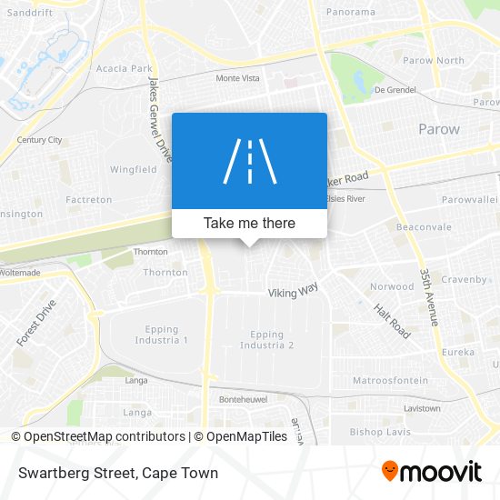 Swartberg Street map