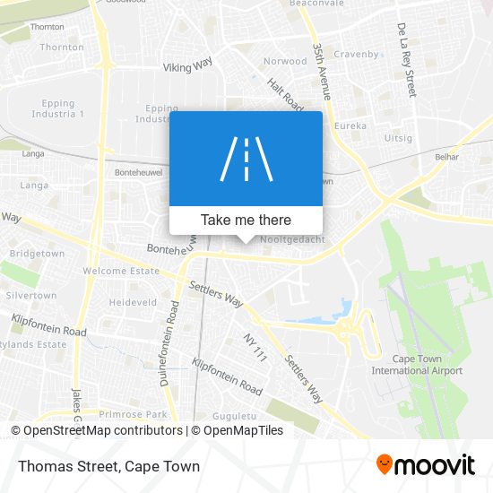 Thomas Street map