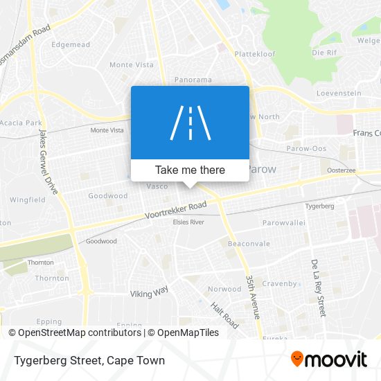 Tygerberg Street map