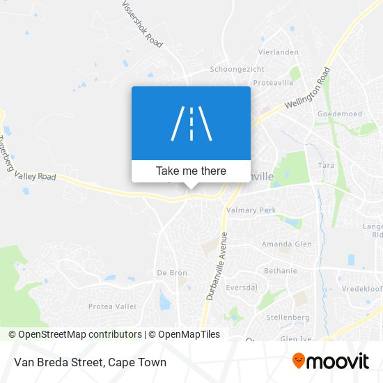 Van Breda Street map