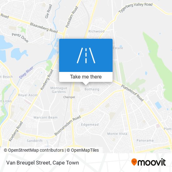 Van Breugel Street map