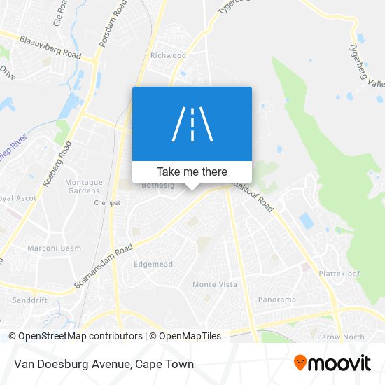 Van Doesburg Avenue map