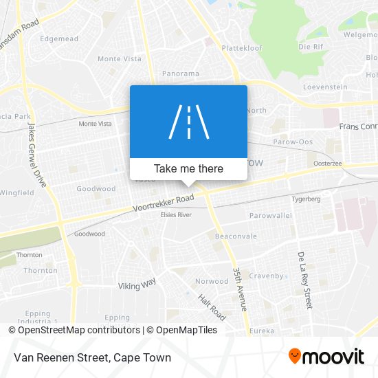 Van Reenen Street map