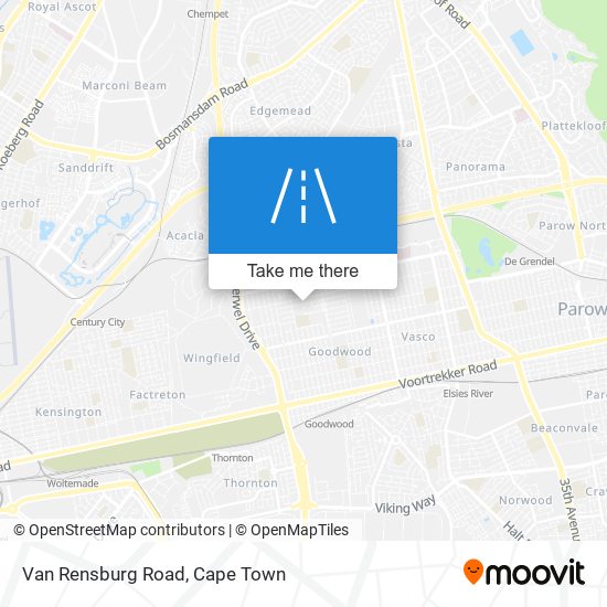 Van Rensburg Road map