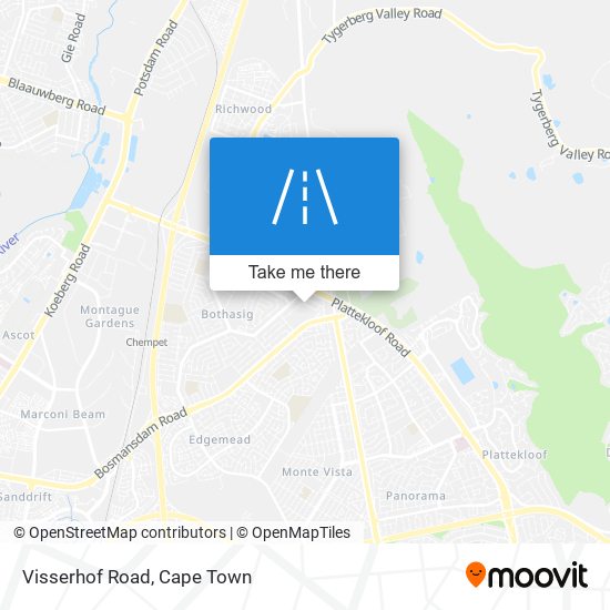 Visserhof Road map