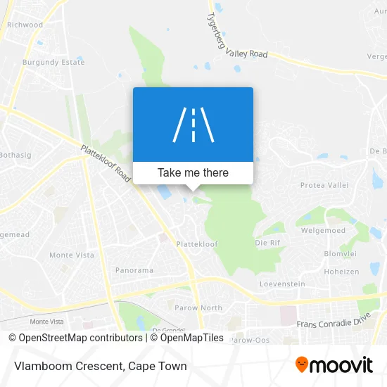 Vlamboom Crescent map