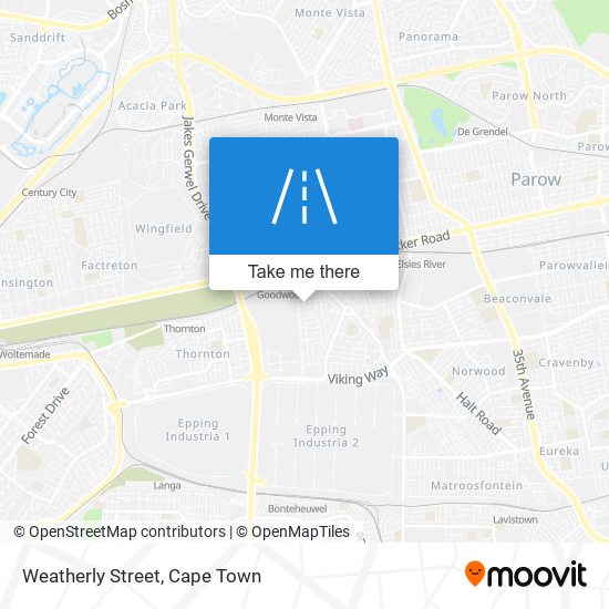 Weatherly Street map