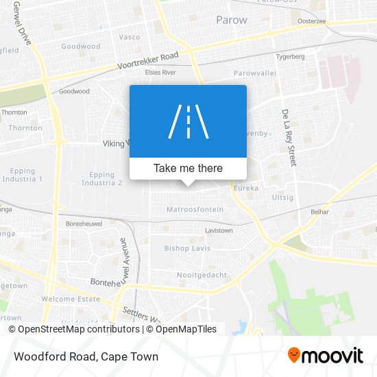 Woodford Road map