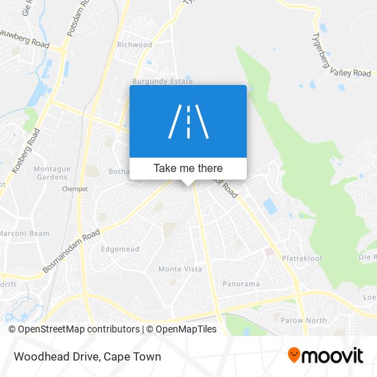 Woodhead Drive map