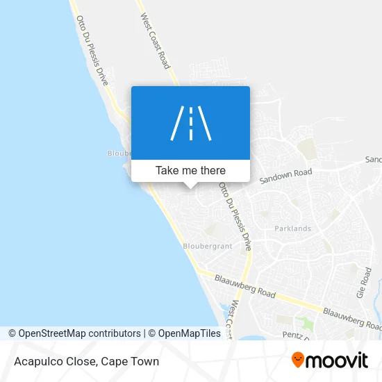 Acapulco Close map