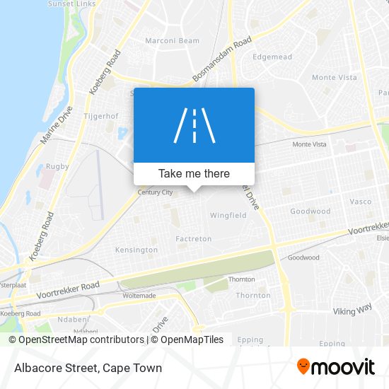 Albacore Street map