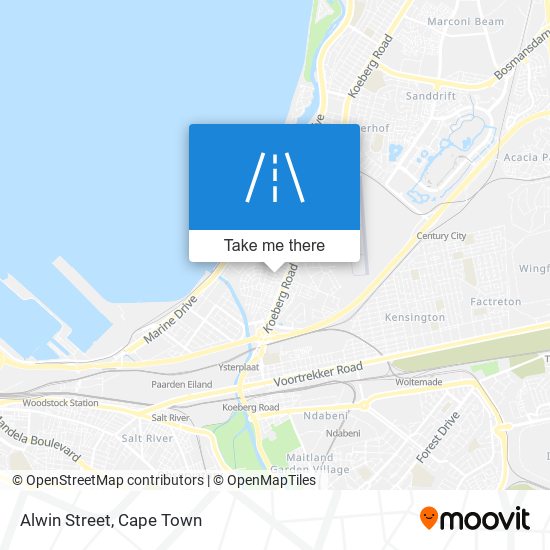 Alwin Street map