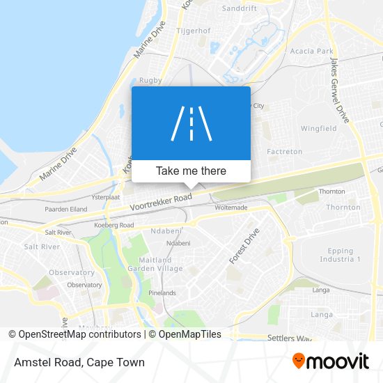 Amstel Road map