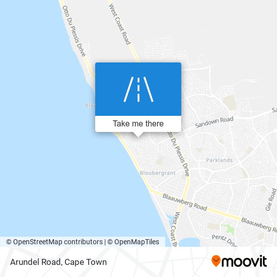 Arundel Road map