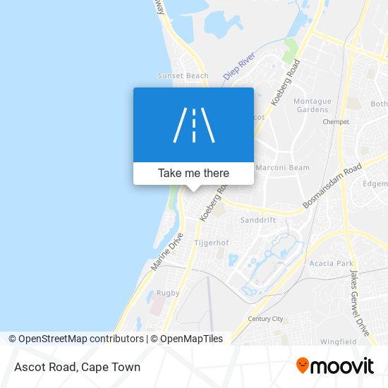 Ascot Road map