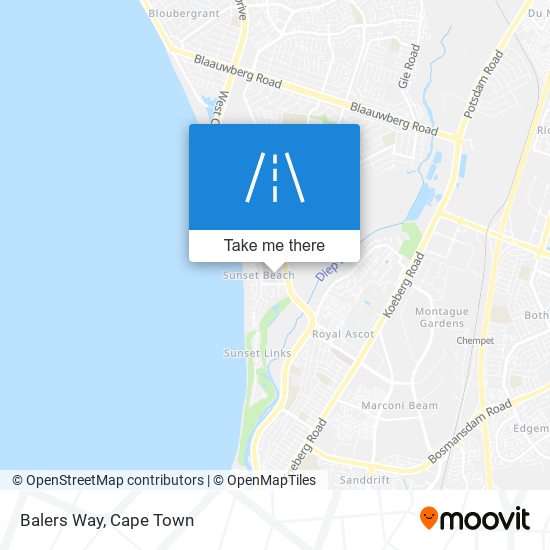 Balers Way map