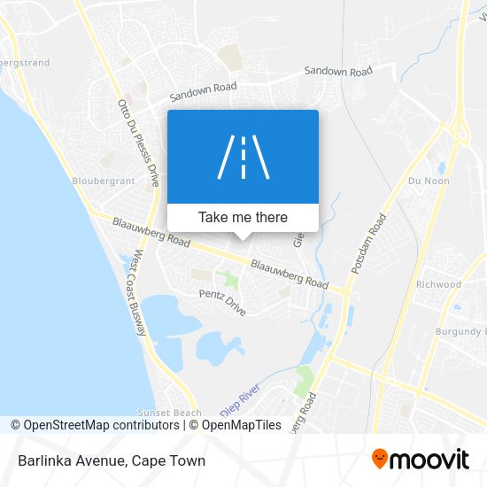 Barlinka Avenue map