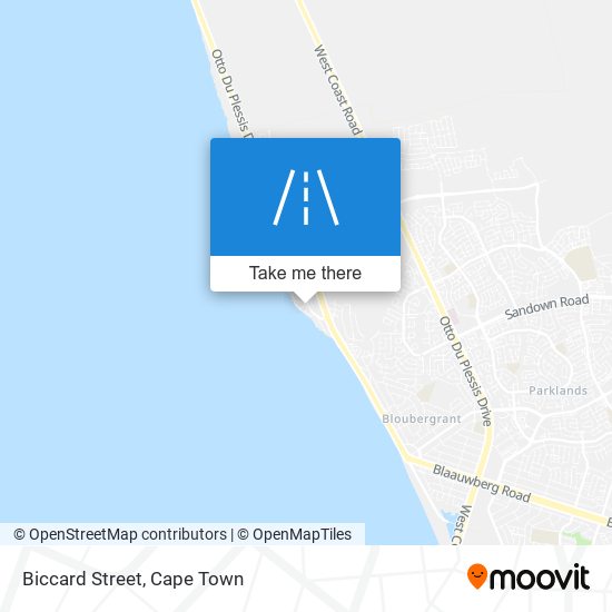 Biccard Street map