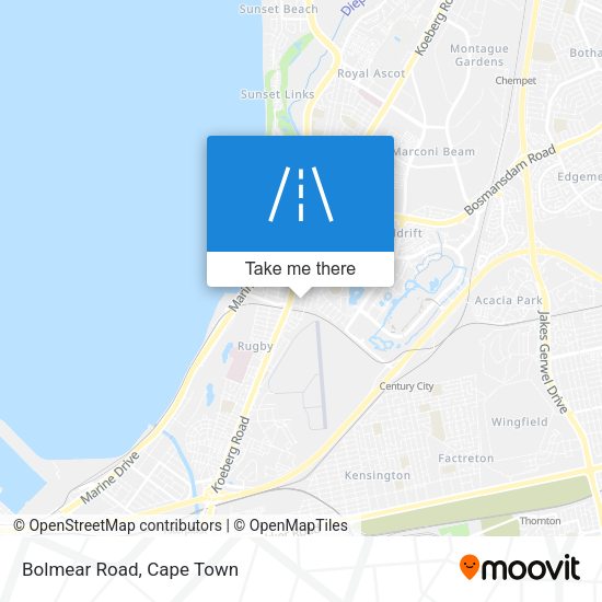 Bolmear Road map