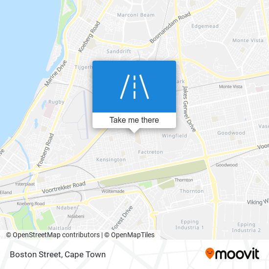 Boston Street map