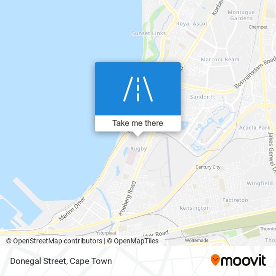Donegal Street map
