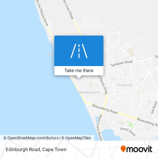 Edinburgh Road map