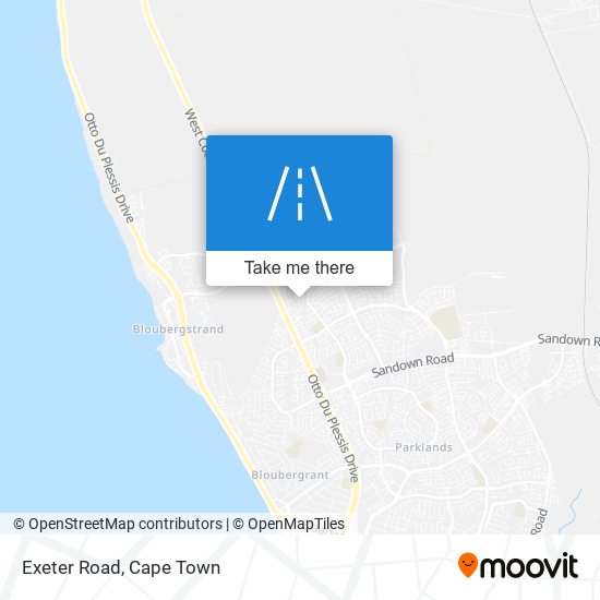 Exeter Road map