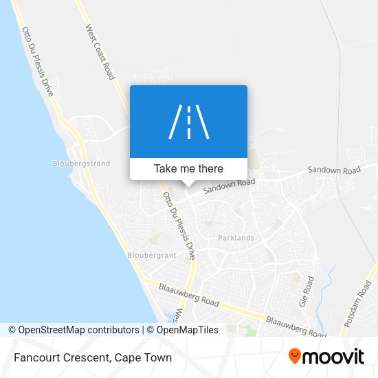 Fancourt Crescent map