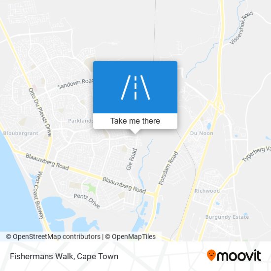 Fishermans Walk map