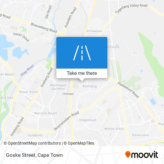 Goske Street map