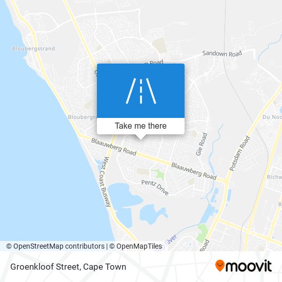 Groenkloof Street map