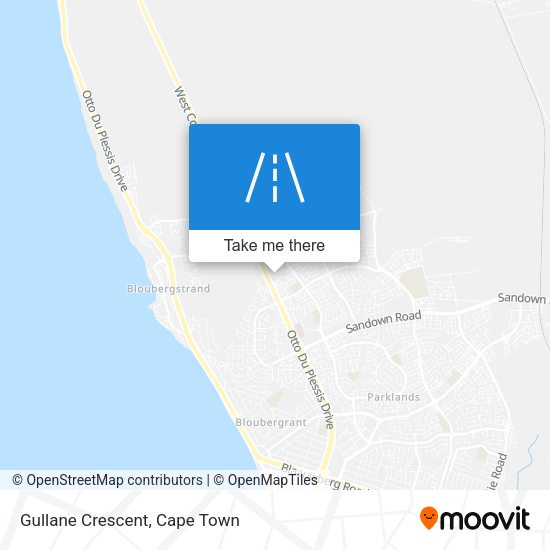 Gullane Crescent map