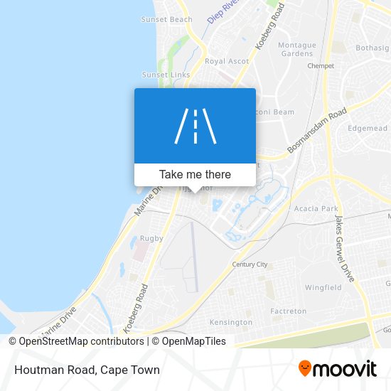Houtman Road map