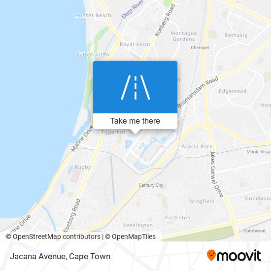Jacana Avenue map