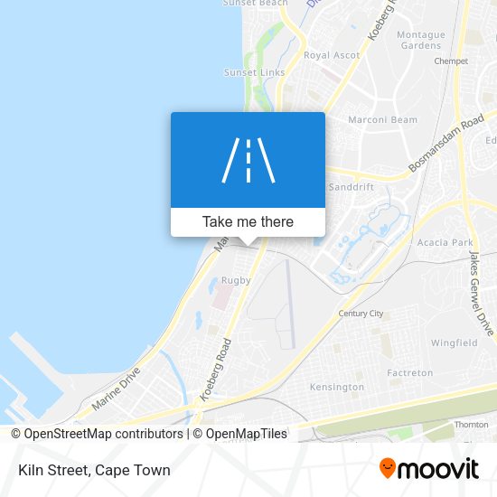 Kiln Street map