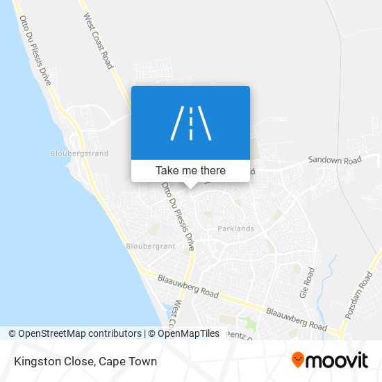 Kingston Close map
