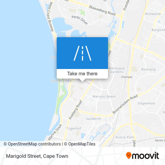 Marigold Street map