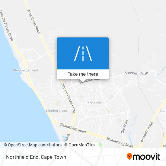 Northfield End map