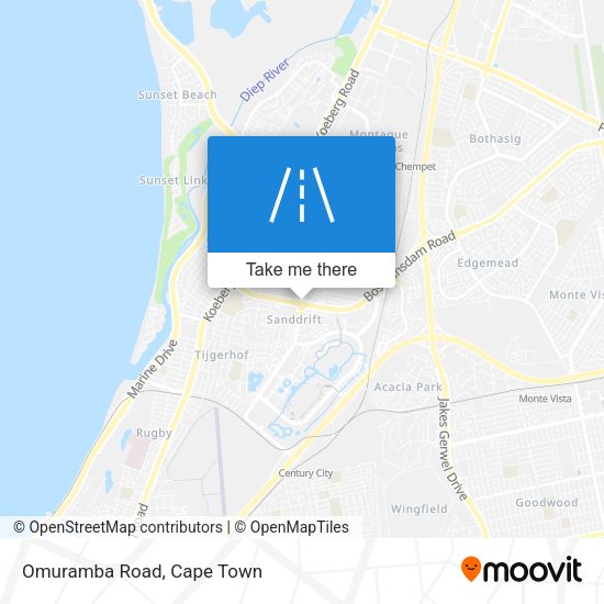 Omuramba Road map
