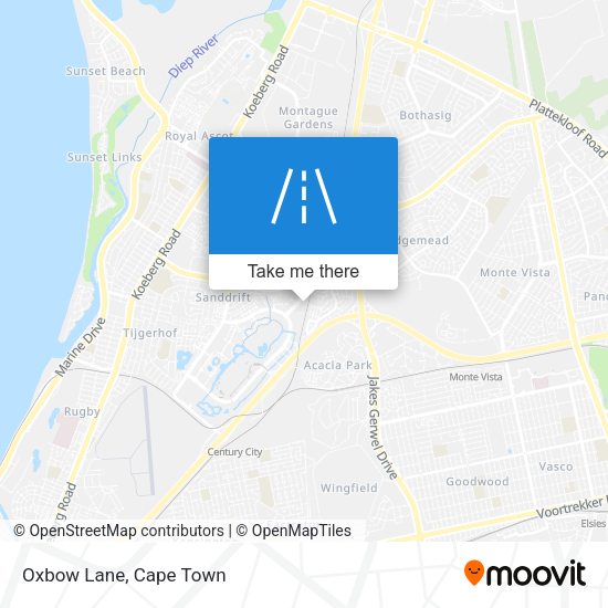 Oxbow Lane map