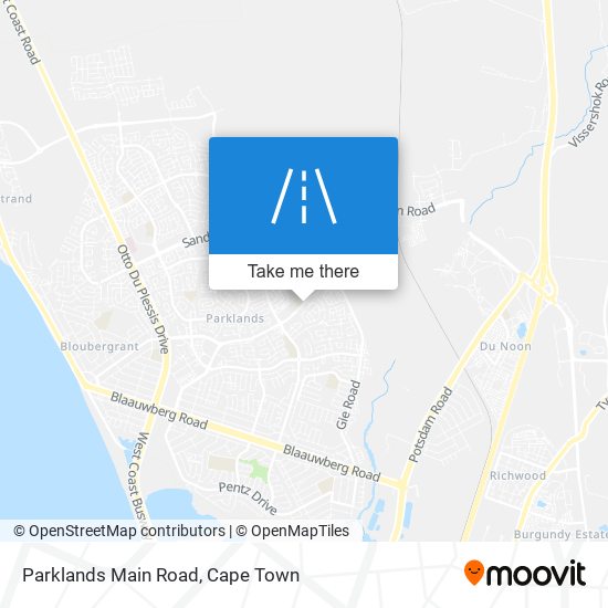 Parklands Main Road map