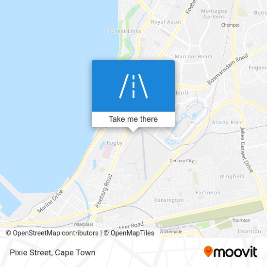 Pixie Street map