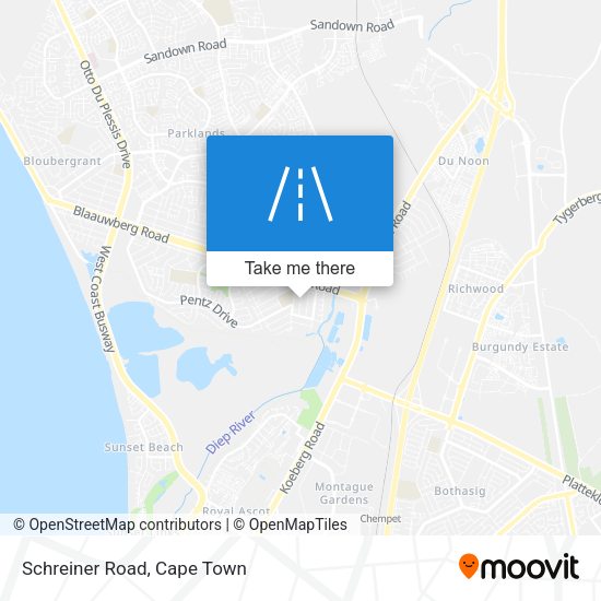 Schreiner Road map