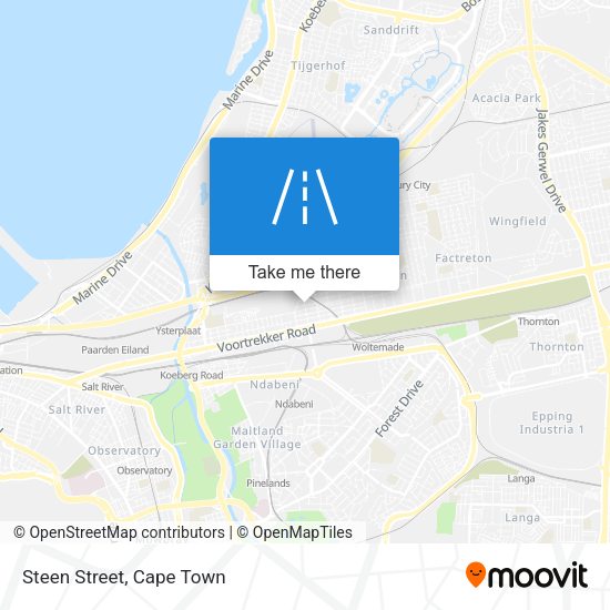 Steen Street map