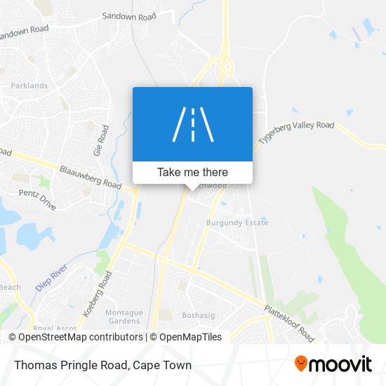 Thomas Pringle Road map