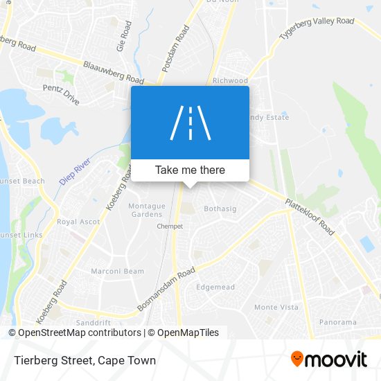Tierberg Street map