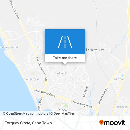 Torquay Close map