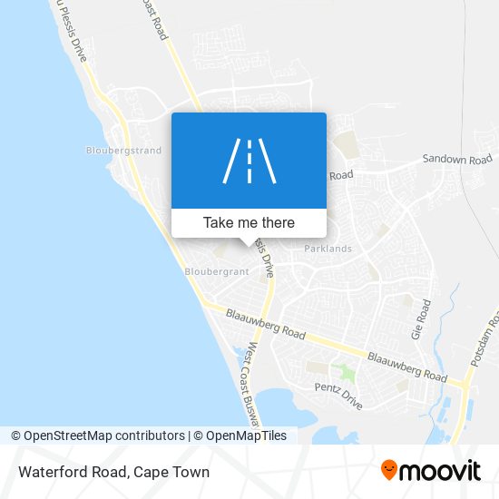 Waterford Road map