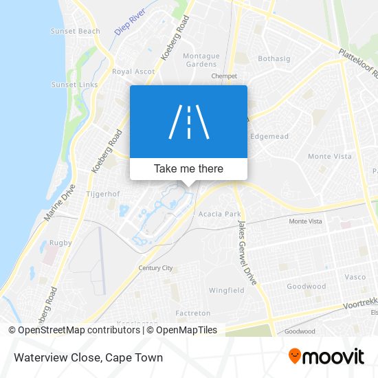 Waterview Close map